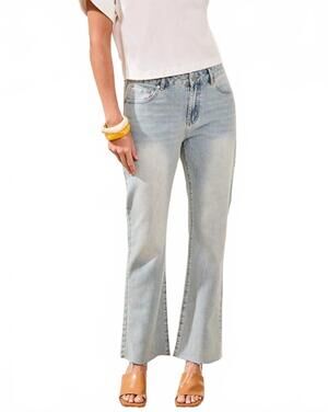 NEW TRIBAL sophia curvy straight 90s jeans in west coast